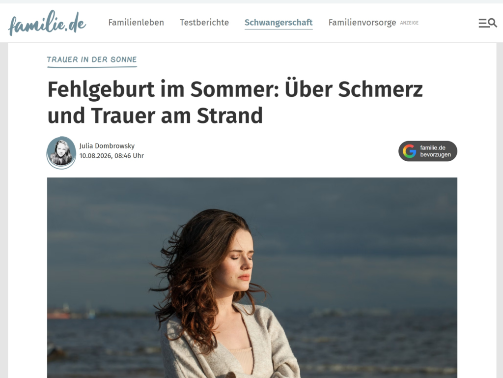 Sommer nach Fehlgeburt