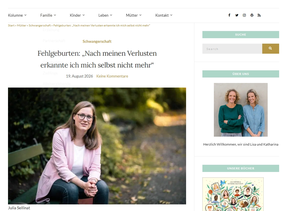 Fehlgeburt erkannte mich nicht